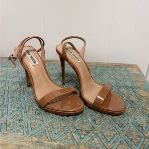 Steve Madden Glossy Brown Heels